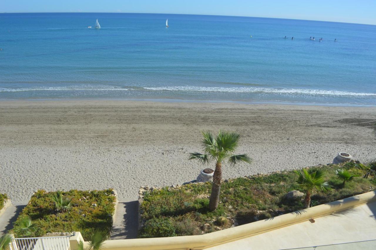 Maravilloso Apartamento Amanecer Cabo A Pie De Playa Y Mar En Chalet Roquetes Alicante Exteriör bild