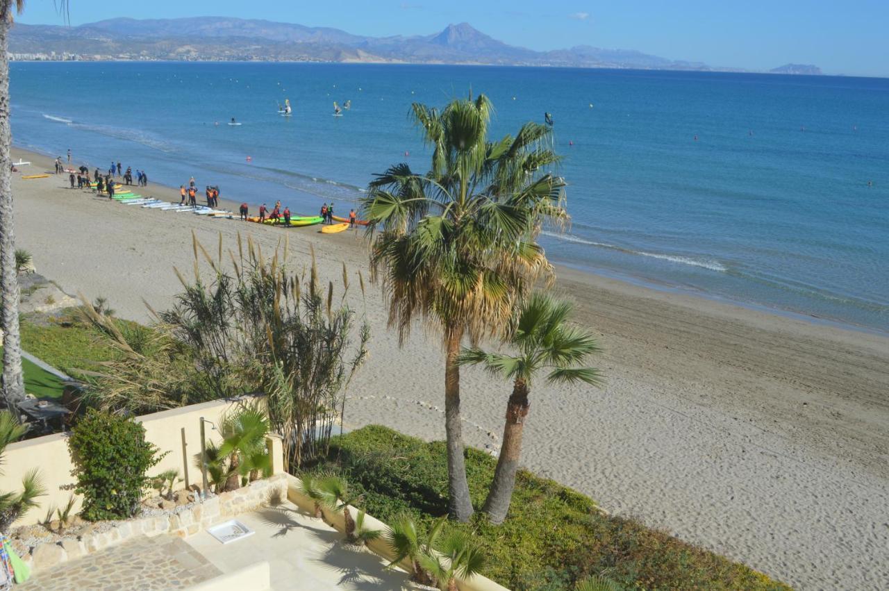 Maravilloso Apartamento Amanecer Cabo A Pie De Playa Y Mar En Chalet Roquetes Alicante Exteriör bild