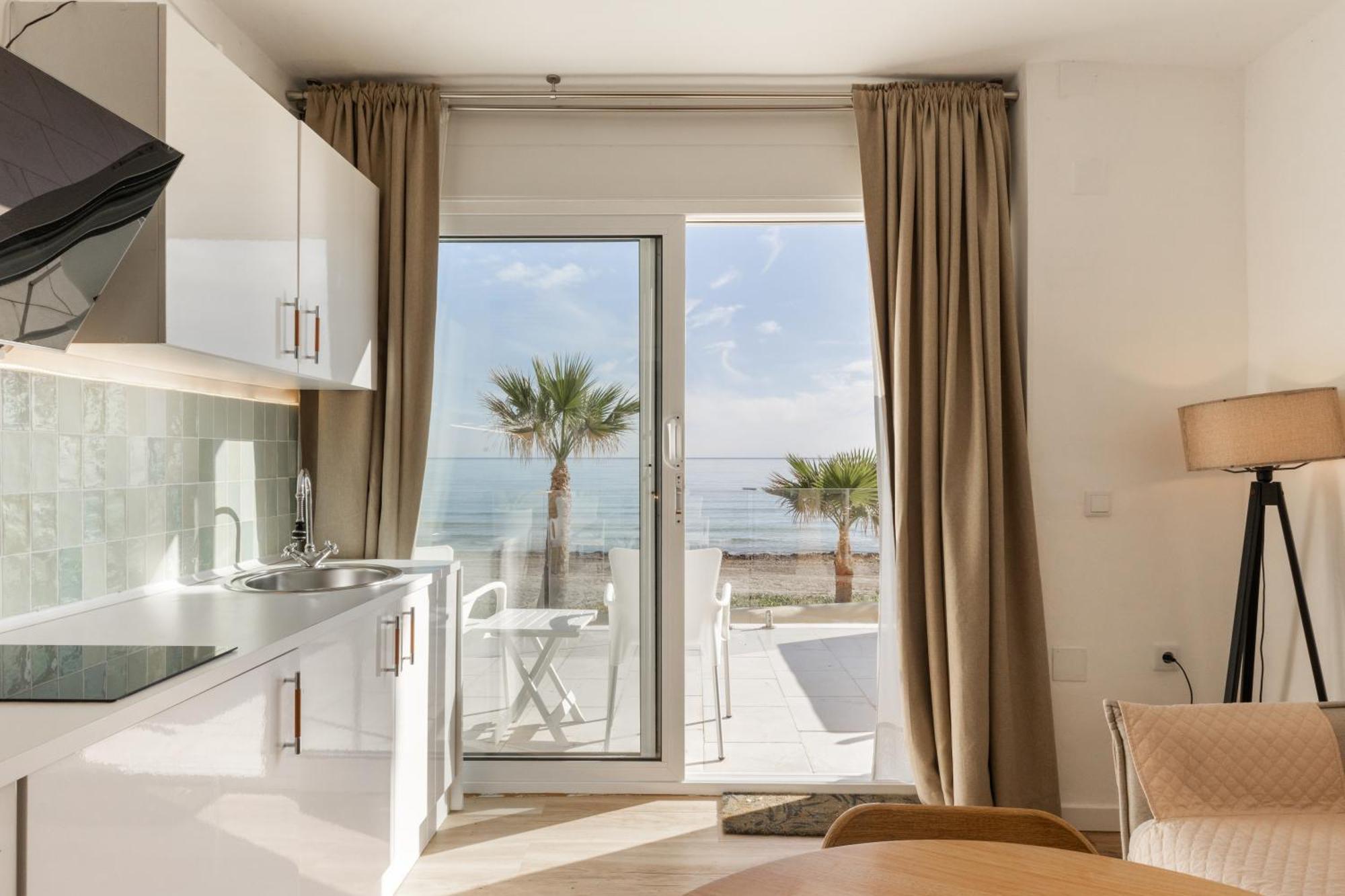 Maravilloso Apartamento Amanecer Cabo A Pie De Playa Y Mar En Chalet Roquetes Alicante Exteriör bild